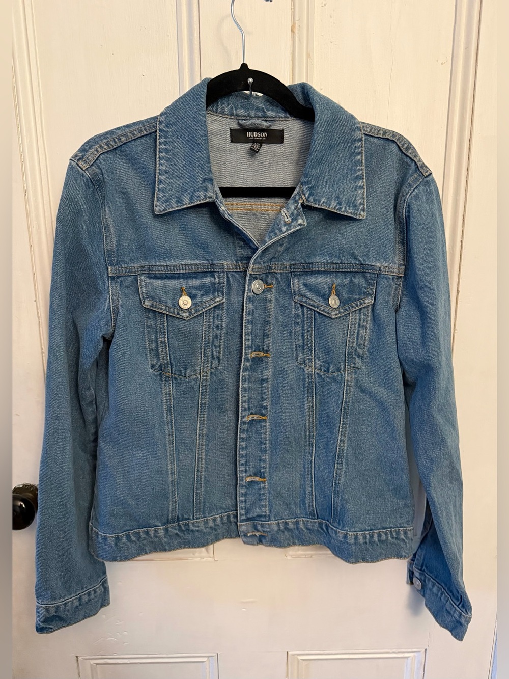 HUDSON Los Angeles 100% Cotton Denim Jacket — Size L/XL